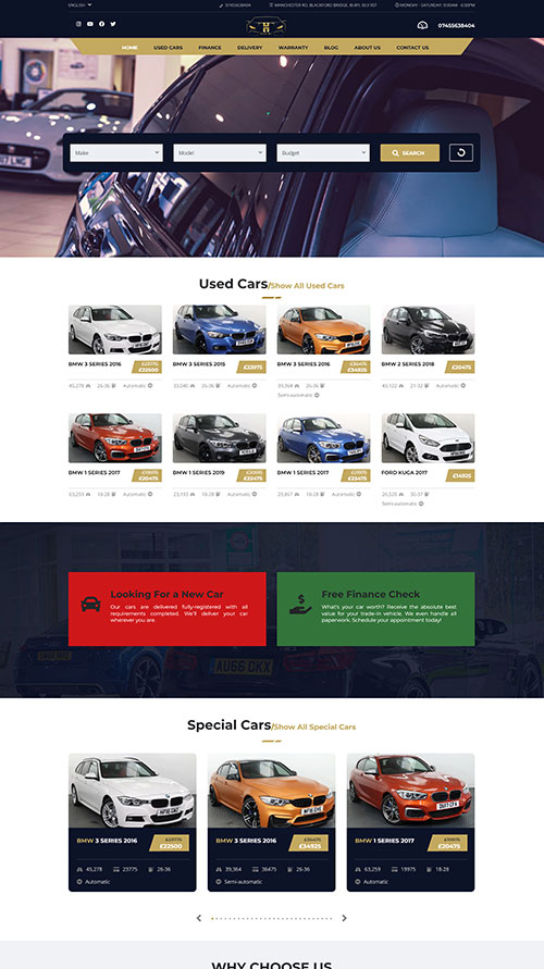 طراحی سایت HKarimi Cars