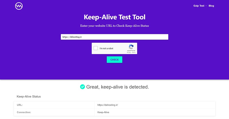 نحوه تشخیص فعال بودن HTTP Keep Alive در سایت